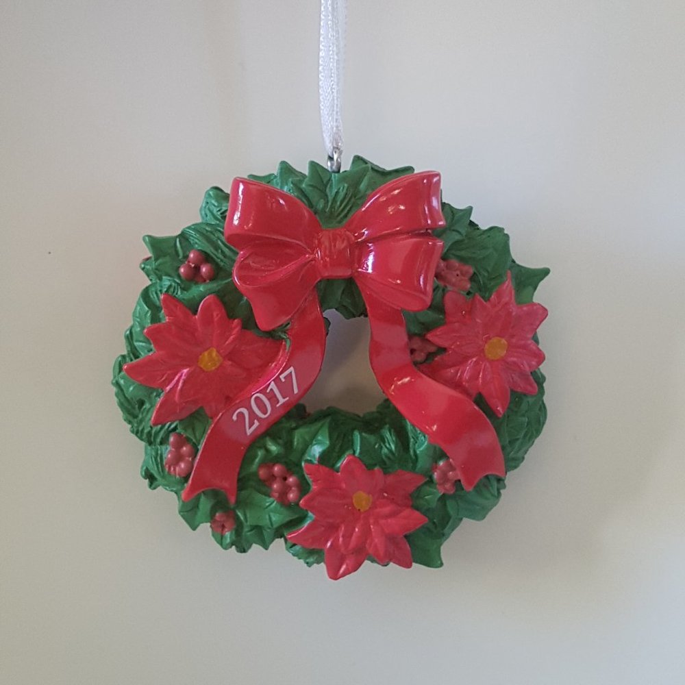 Christmas Wreath 2017 Ornament